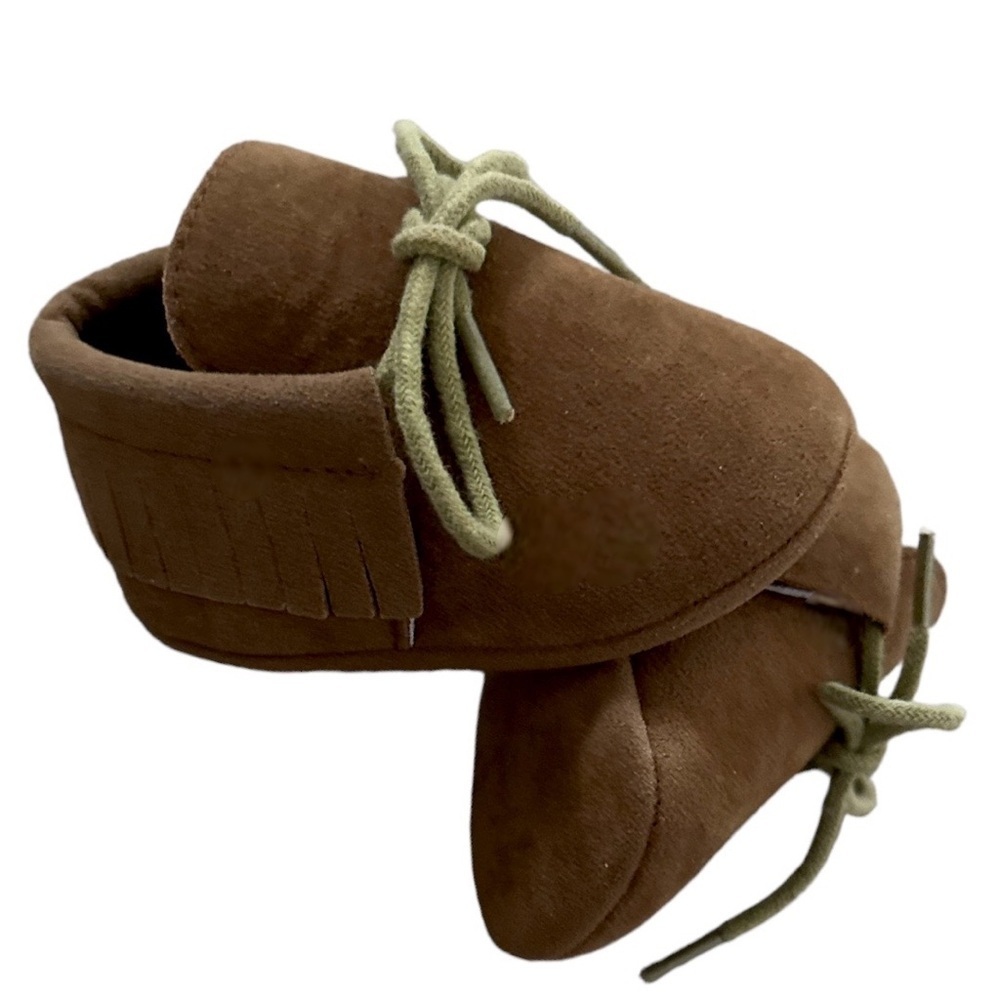 Boutique baby moccasins 0-6 months WELL MADE